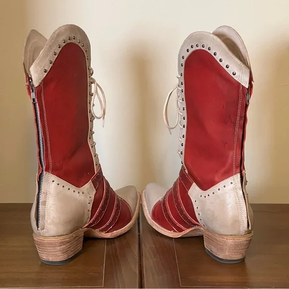 Freebird Winnie Boots Red/multi | Size 12 - Picture 5 of 12